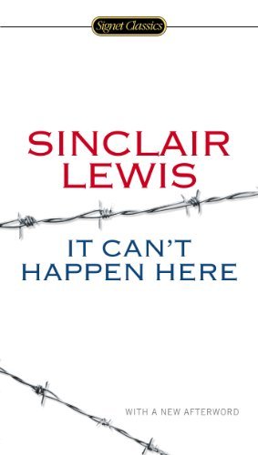 Cover for Sinclair Lewis · It Can't Happen Here (Taschenbuch) [Reprint edition] (2014)