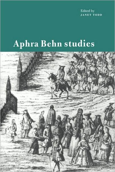 Cover for Janet Todd · Aphra Behn Studies (Taschenbuch) (2009)