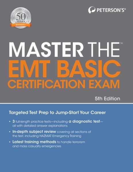 Cover for Peterson's · Master the EMT Certification Exam (Paperback Book) (2019)