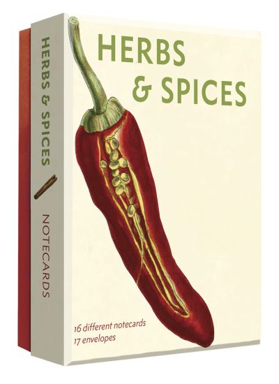 Cover for Editors of Abbeville Press · Herbs and Spices Detailed Notecard Set (Flashcards) (2023)