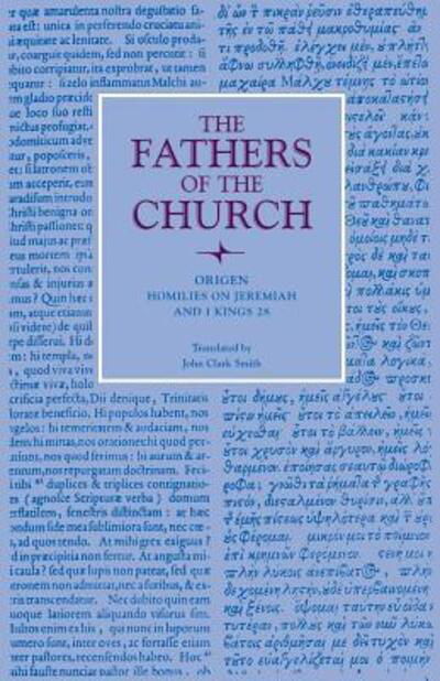 Cover for Origen · Homilies on Jeremiah and I Kings 28 (Pocketbok) (1998)