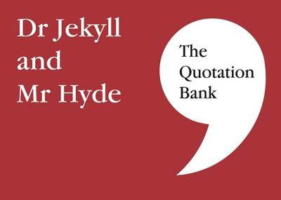 Cover for The Quotation Bank: Dr Jekyll and Mr Hyde GCSE Revision and Study Guide for English Literature 9-1 (Pocketbok) (2016)