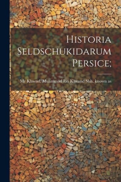 Cover for Muammad Ibn Khvand Shh Known Khwnd · Historia Seldschukidarum Persice; (Buch) (2023)
