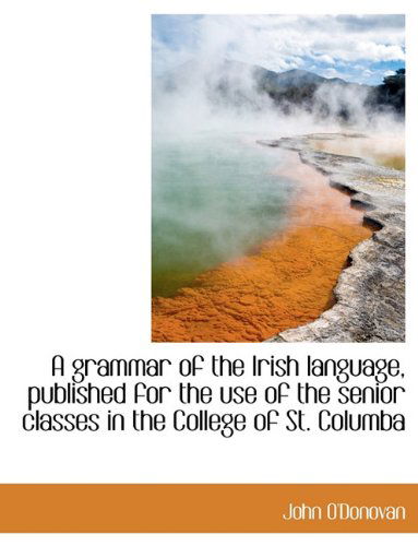 A Grammar of the Irish Language, Published for the Use of the Senior Classes in the College of St. C - John O'Donovan - Böcker - BiblioLife - 9781116378641 - 27 oktober 2009