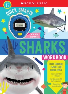 Cover for Scholastic · Quick Smarts Sharks Workbook: Scholastic Early Learners (Workbook) - Scholastic Early Learners (Paperback Bog) (2021)