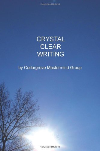 Cover for Cedargrove Mastermind Group · Crystal Clear Writing (Paperback Book) (2011)