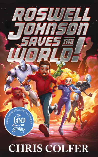 Cover for Chris Colfer · Roswell Johnson Saves the World! (Paperback Book) (2025)