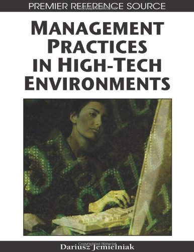 Cover for Dariusz Jemielniak · Management Practices in High-tech Environments (Premier Reference Source) (Hardcover Book) (2008)