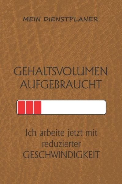 Cover for AP Dienstplaner · Mein Dienstplaner (Paperback Bog) (2019)
