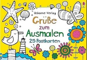 Cover for Usborne Verlag · Gruesse Zum Ausmalen (Book)