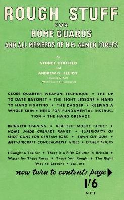 Cover for Sydney Duffield · Rough Stuff for Home Guards and Members of Hm Forces (Paperback Book) (2016)