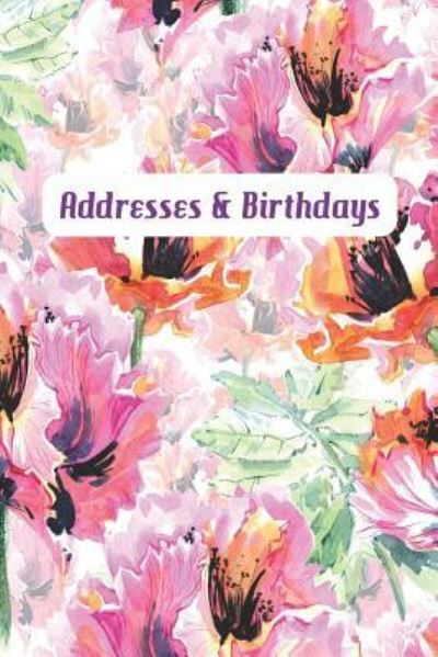 Cover for Andante Press · Addresses &amp; Birthdays (Paperback Book) (2019)