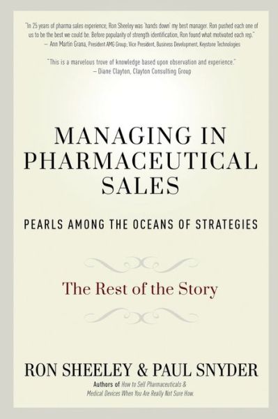 Cover for Paul Snyder · Managing in Pharmaceutical Sales (Paperback Book) (2019)