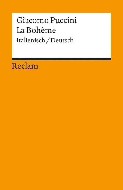 Cover for Giacomo Puccini · Reclam UB 09364 Puccini.La Boheme.Ital. (Buch)