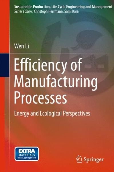 Cover for Wen Li · Efficiency of Manufacturing Processes: Energy and Ecological Perspectives - Sustainable Production, Life Cycle Engineering and Management (Hardcover Book) [2015 edition] (2015)