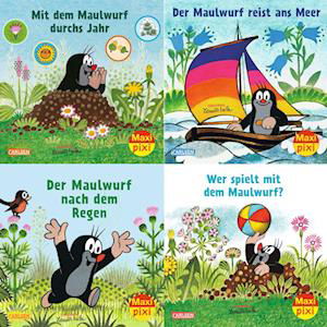 Cover for Hanna Sörensen · Maxi-Pixi-4er-Set 99: Neues vom Maulwurf (4x1 Exemplar) (Bok) (2023)