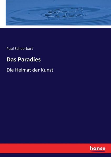 Cover for Scheerbart · Das Paradies (Book) (2016)