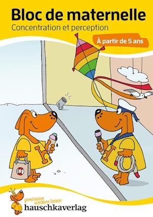 Cover for Linda Bayerl · Bloc d'activités préscolaires à partir de 5 ans pour garçons et filles, livre garcon 4 ans - Concentration et perception, livre enfant 4 ans (Book) (2021)