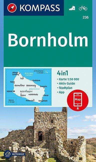 Cover for Kompass · Kompass Wanderkarte: Bornholm (Hardcover Book) (2018)