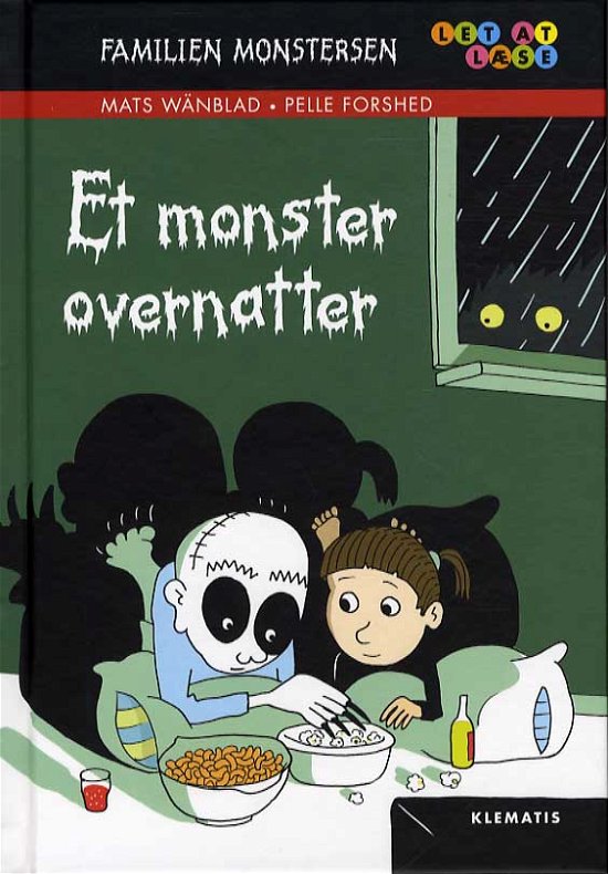 Cover for Mats Wänblad · Familien Monstersen: Et monster overnatter (Indbundet Bog) [1. udgave] [Indbundet] (2013)