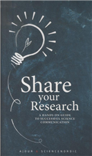 Cover for Videnskab.dk · Share your Research (Hæftet bog) [1. udgave] (2014)