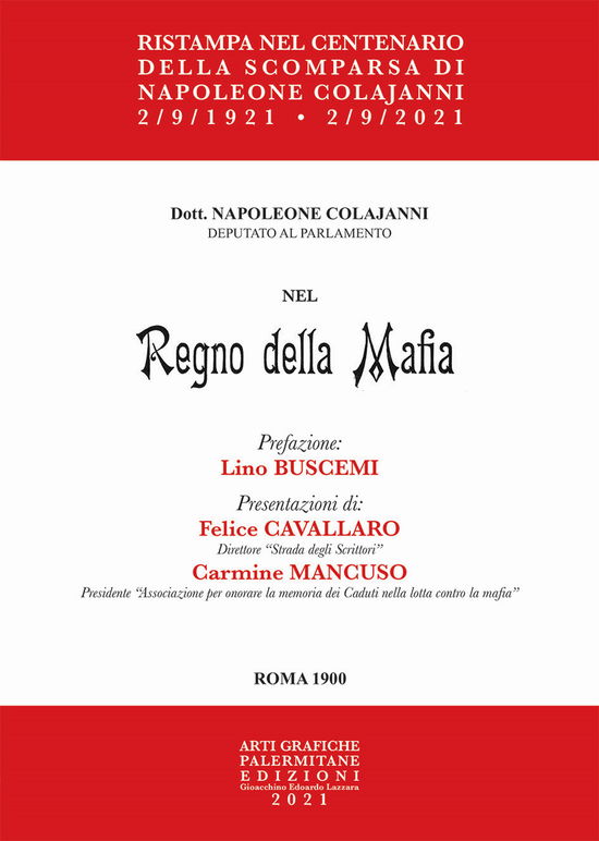 Cover for Napoleone Colajanni · Nel Regno Della Mafia (Book)