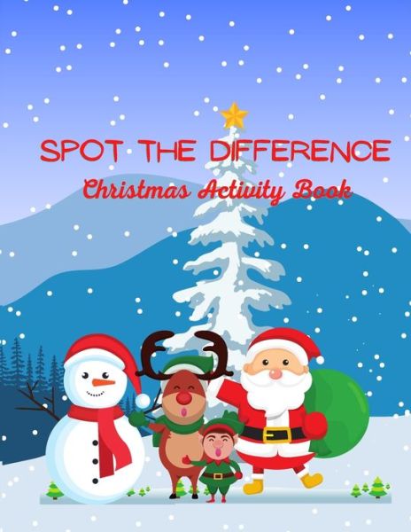 Cover for Lana Hal · Spot The Difference Christmas Activity Book (Paperback Book) (2020)