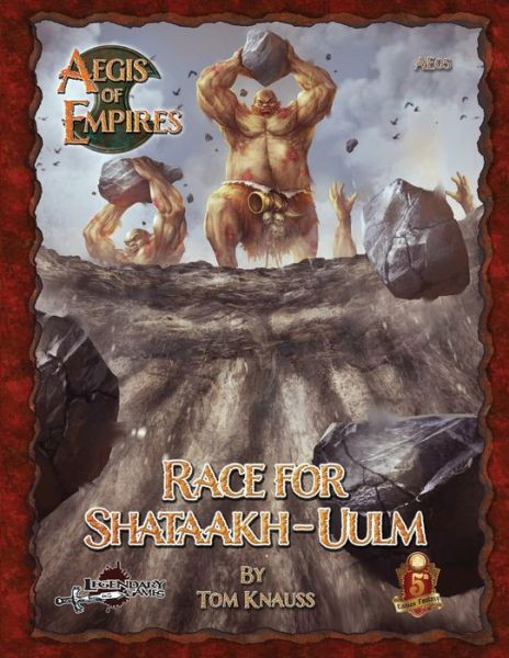Cover for Greg A Vaughan · Race for Shataakh-Uulm (Pocketbok) (2020)