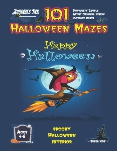 Halloween Maze Book for Kids Ages 4-8 - Sk - Bøger - Independently Published - 9798687094641 - 28. september 2020