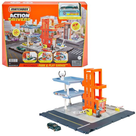 Matchbox Action Drivers Garage Playset with Sound - Matchbox - Merchandise -  - 0887961991642 - 1. juni 2021