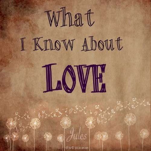 Cover for Jules · What I Know About Love (CD) (2013)