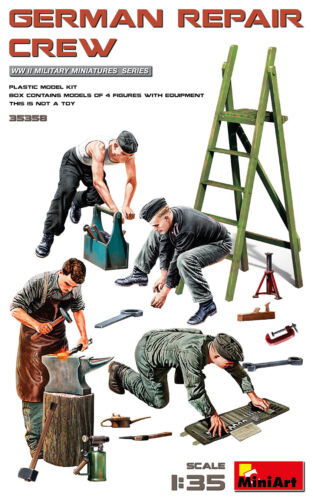 Cover for MiniArt · 1/35 German Repair Crew Wwii (3/22) * (N/A)