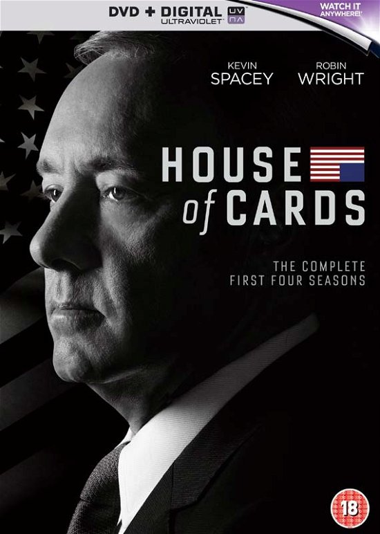 Cover for (UK-Version evtl. keine dt. Sprache) · House Of Cards - Season 1-4 (DVD) (2016)