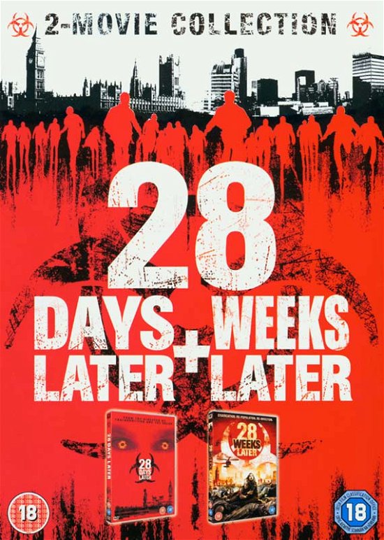 28 Days Later / 28 Weeks Later - 28 Days Later  28 Weeks Later  DVD 2002 DVD 2012 Cillian Murphy Rob... - Film - 20th Century Fox - 5039036055642 - 1. oktober 2012