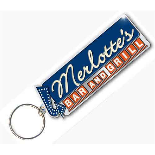 True Blood Keychain: Merlottes (Enamel In-Fill) - True Blood - Merchandise - Rocket Licensing - 5055295317642 - 22 oktober 2014