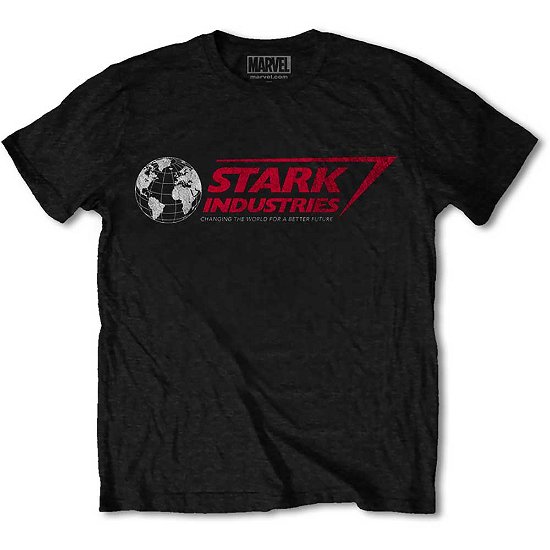 Marvel Comics Unisex T-Shirt: Stark Industries - Marvel Comics - Produtos - Bravado - 5055979987642 - 