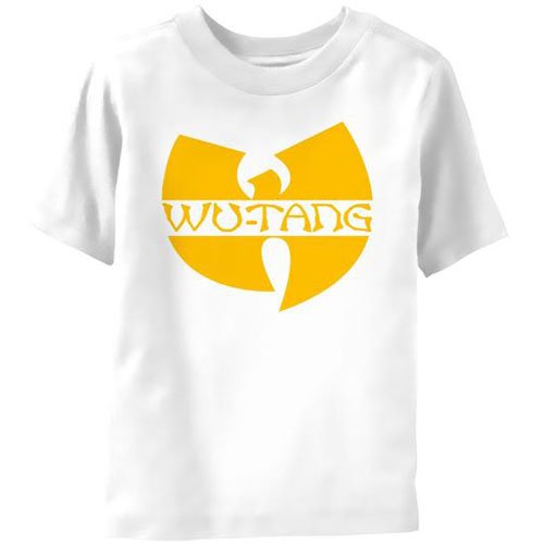 Cover for Wu-Tang Clan · Wu-Tang Clan Kids Toddler T-Shirt: Logo (3-6 Months) (T-shirt) [size 0-6mths] [White - Kids edition]