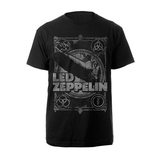 Cover for Led Zeppelin · Vintage Print Lz1 (T-shirt) [size XXL] [Black edition] (2018)