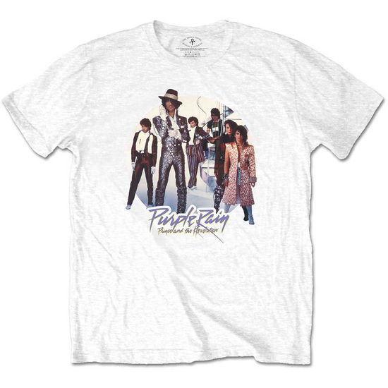 Prince · Prince Unisex T-Shirt: Purple Rain Circle (T-shirt) [size XL]