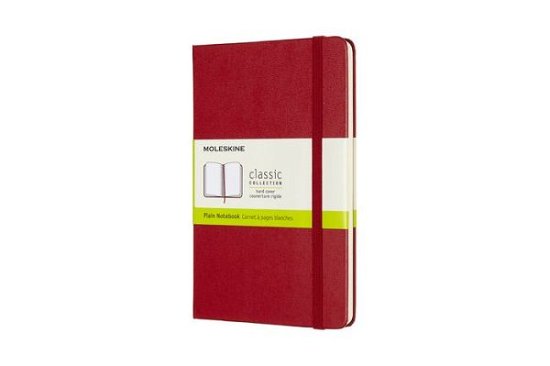 Moleskine Medium Plain Hardcover Notebook: Scarlet - Moleskin - Bøger - MOLESKINE - 8058647626642 - 24. januar 2019