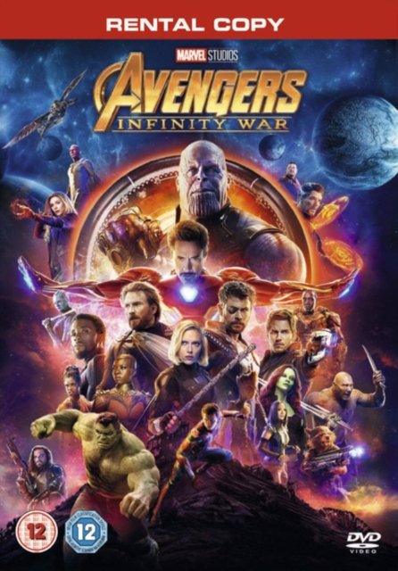 Cover for Avengers Infinity War Dvd Rental (DVD)