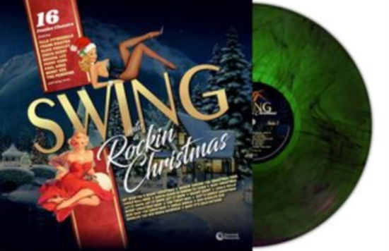 Cover for Swing into a Rockin Christmas · Swing Into A Rockin Christmas (Green Marble Vinyl) (LP) (2023)