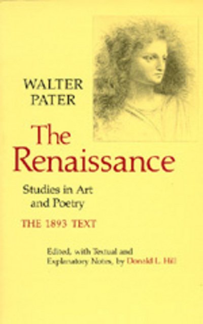 Cover for Walter Pater · The Renaissance: Studies in Art and Poetry (Paperback Bog) (1980)