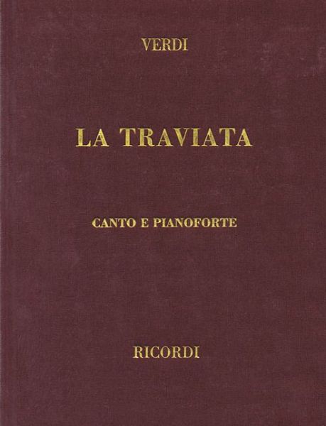 Cover for Giuseppe Verdi · La Traviata: Vocal Score (Hardcover Book) (1987)