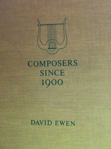 Cover for David Ewen · Composers Since 1900: a Biographical and Critical Guide (Hardcover Book) [Supplement edition] (1981)