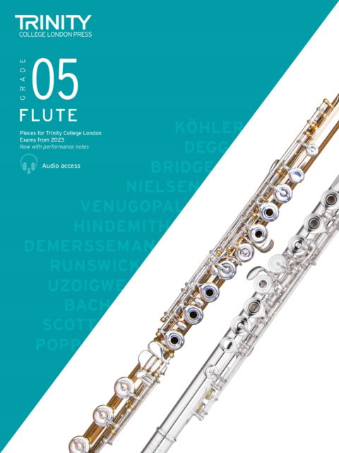 Trinity College London Flute Exam Pieces from 2023: Grade 5 - Trinity College London - Livres - Trinity College London Press - 9780857369642 - 26 octobre 2022