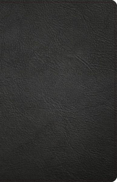 Cover for Csb Bibles By Holman · CSB Thinline Bible, Black Genuine Leather (Lederbuch) (2022)