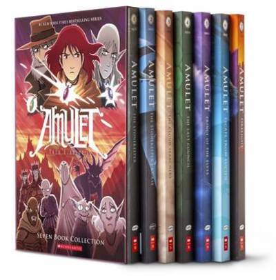 Cover for Kazu Kibuishi · Amulet #1-7 Box Set - Amulet (Book pack) (2016)