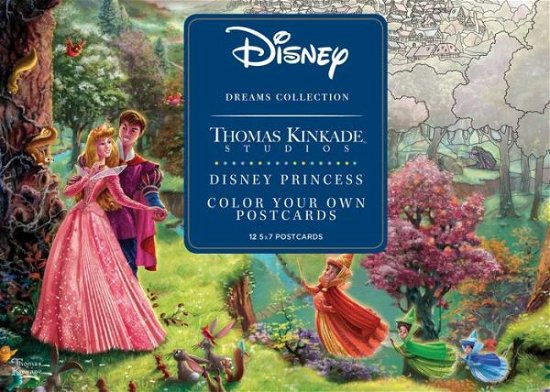 Disney Dreams Collection Thomas Kinkade Studios Disney Princess Color Your Own P - Thomas Kinkade - Livros - Andrews McMeel Publishing - 9781524855642 - 11 de junho de 2020