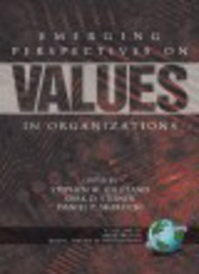Cover for Dirk Steiner · Emerging Perspectives on Values in Organizations (Pb) (Paperback Book) (2003)